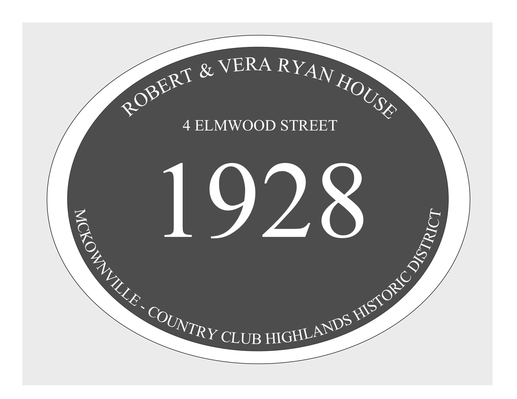 house plaque
draft design McKownville CCH 4 Elmwood St