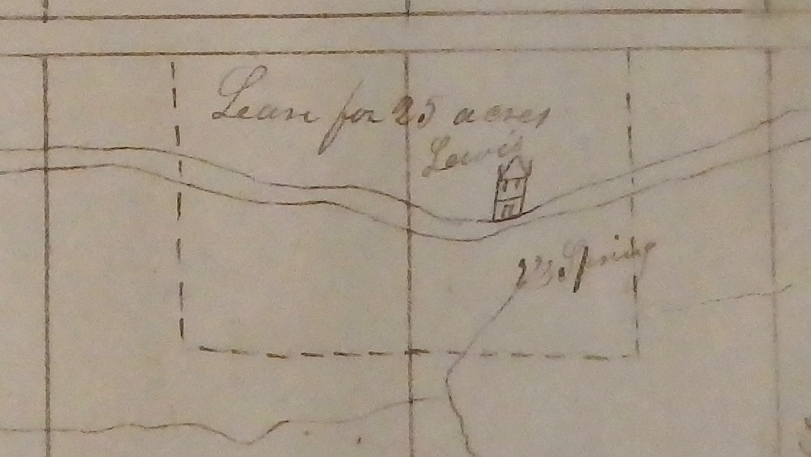 Five Mile House area on 2nd copy of
Van Alen 1817 map