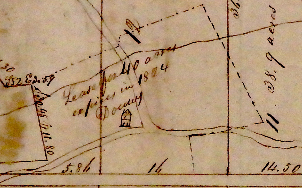 Verrebergh area on 2nd copy of Van Alen 1817 map
