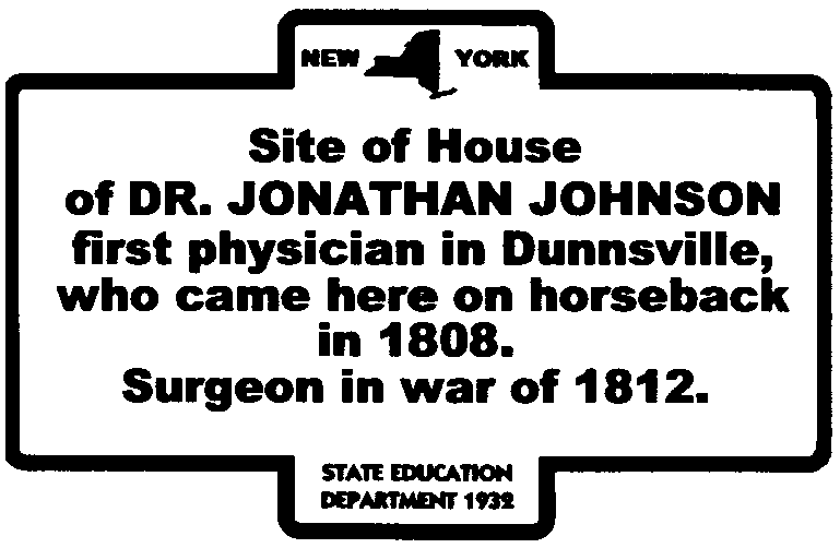 Dr Jonathan Johnson highway marker