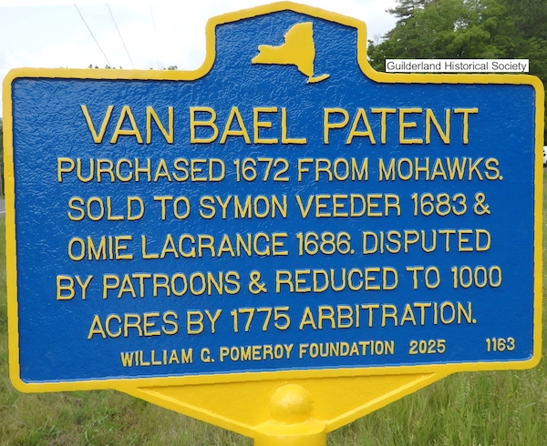 Van Bael Patent highway
        marker
