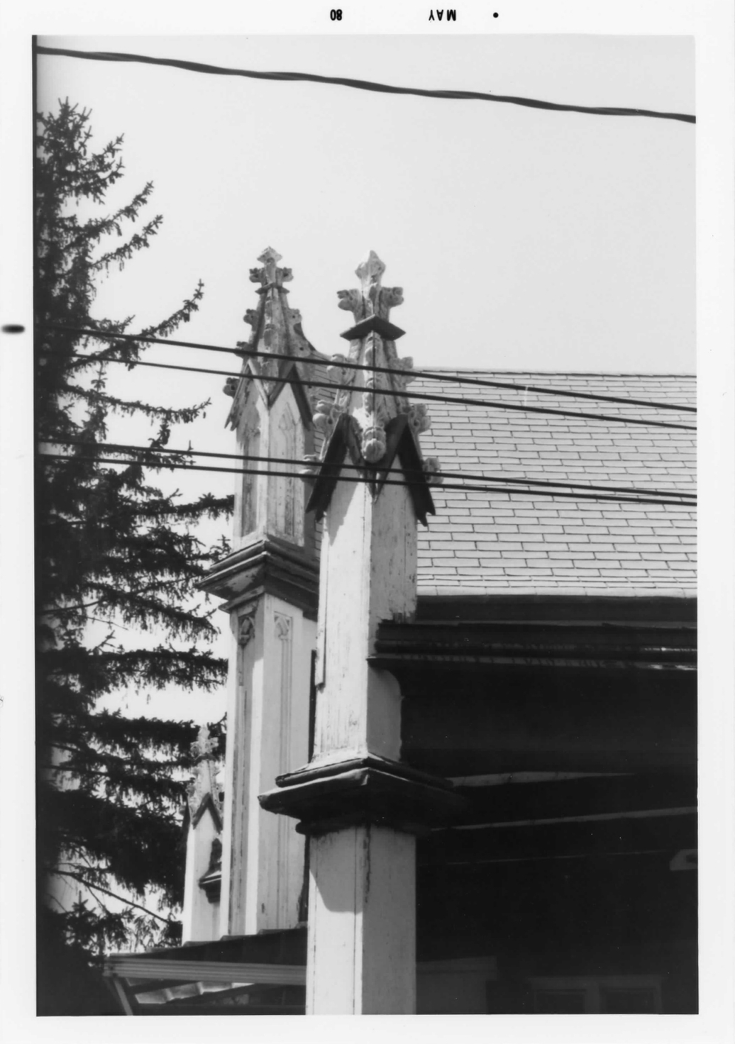 detail of pinnacle with crockets