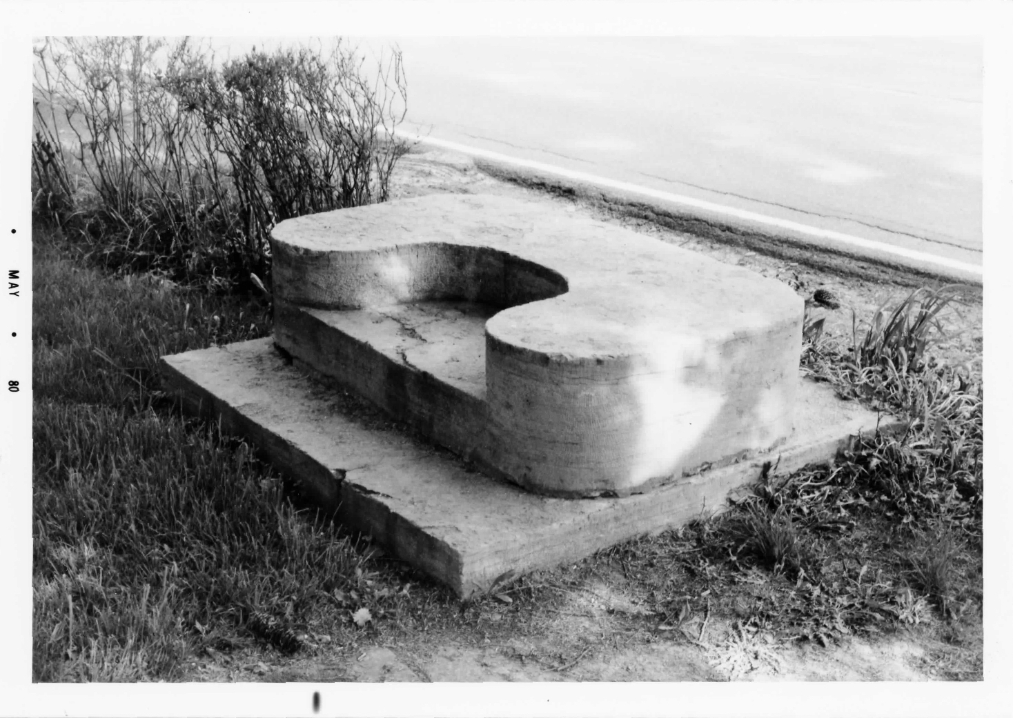 stone carriage step in front of old inn