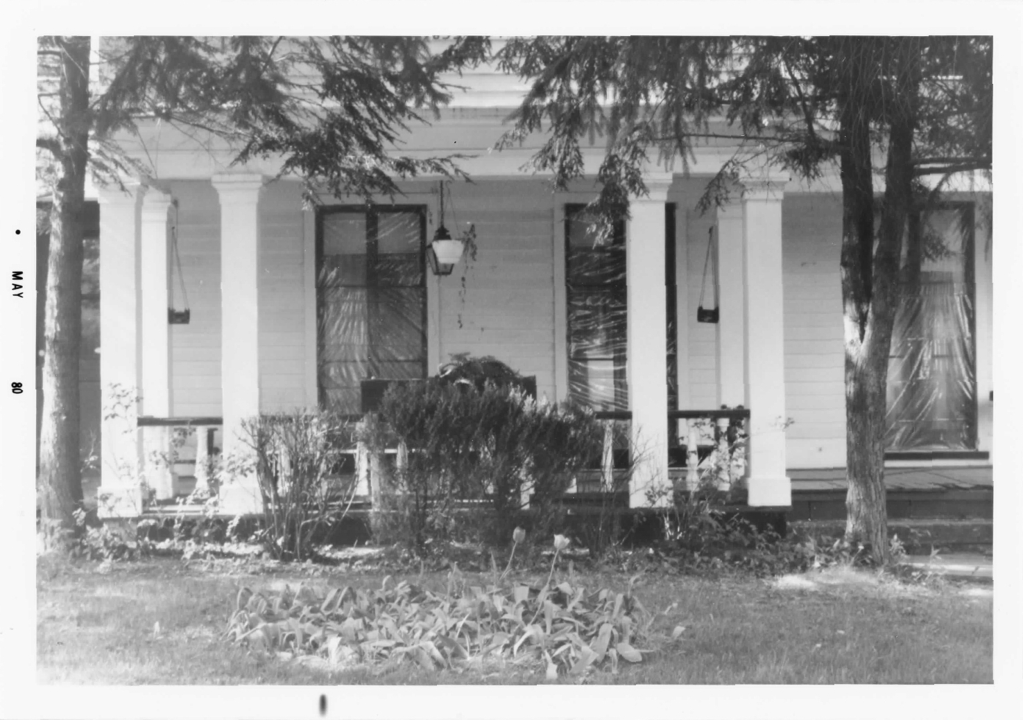detail of porch columns