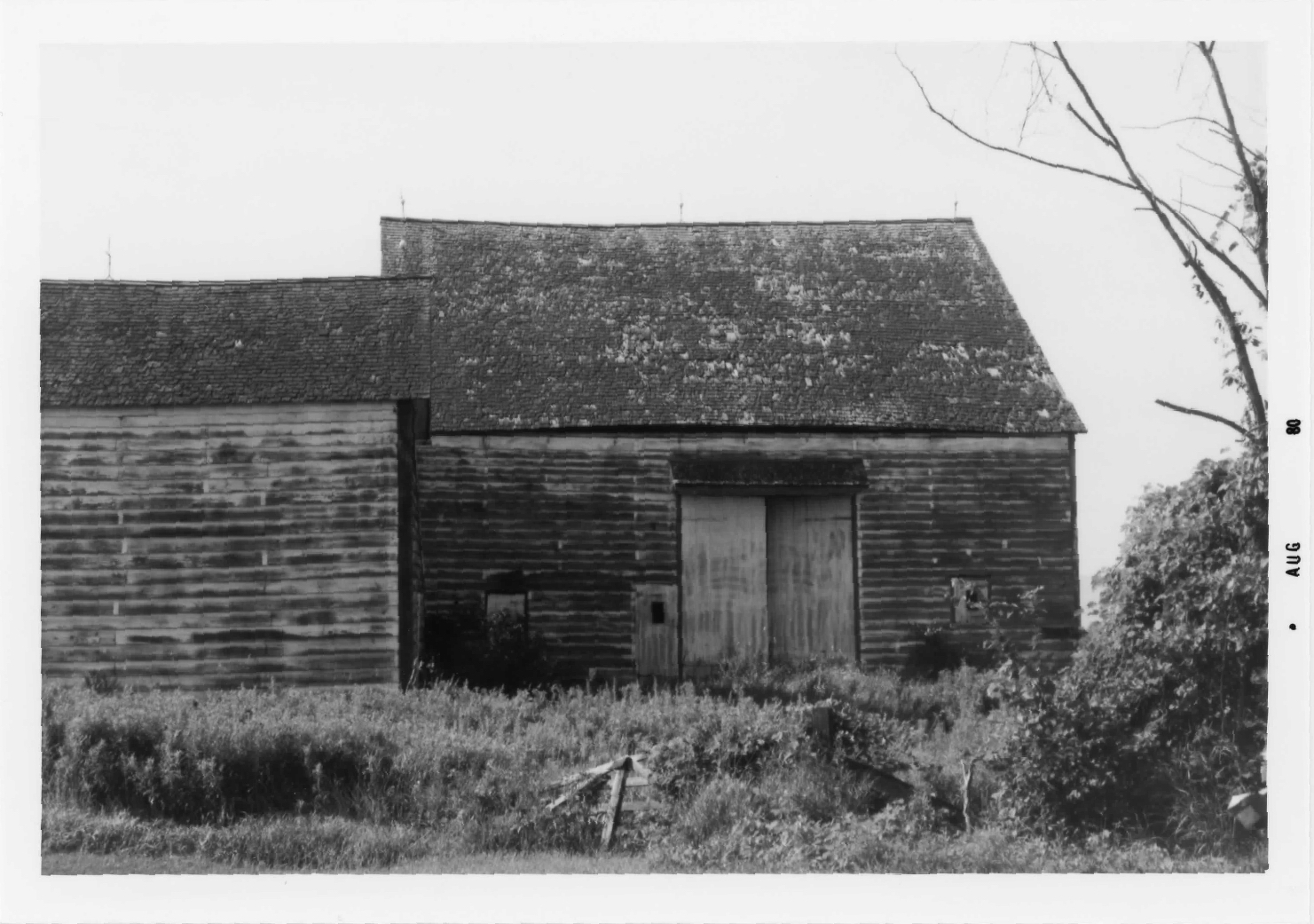 Van Patten Dutch barn in 1980