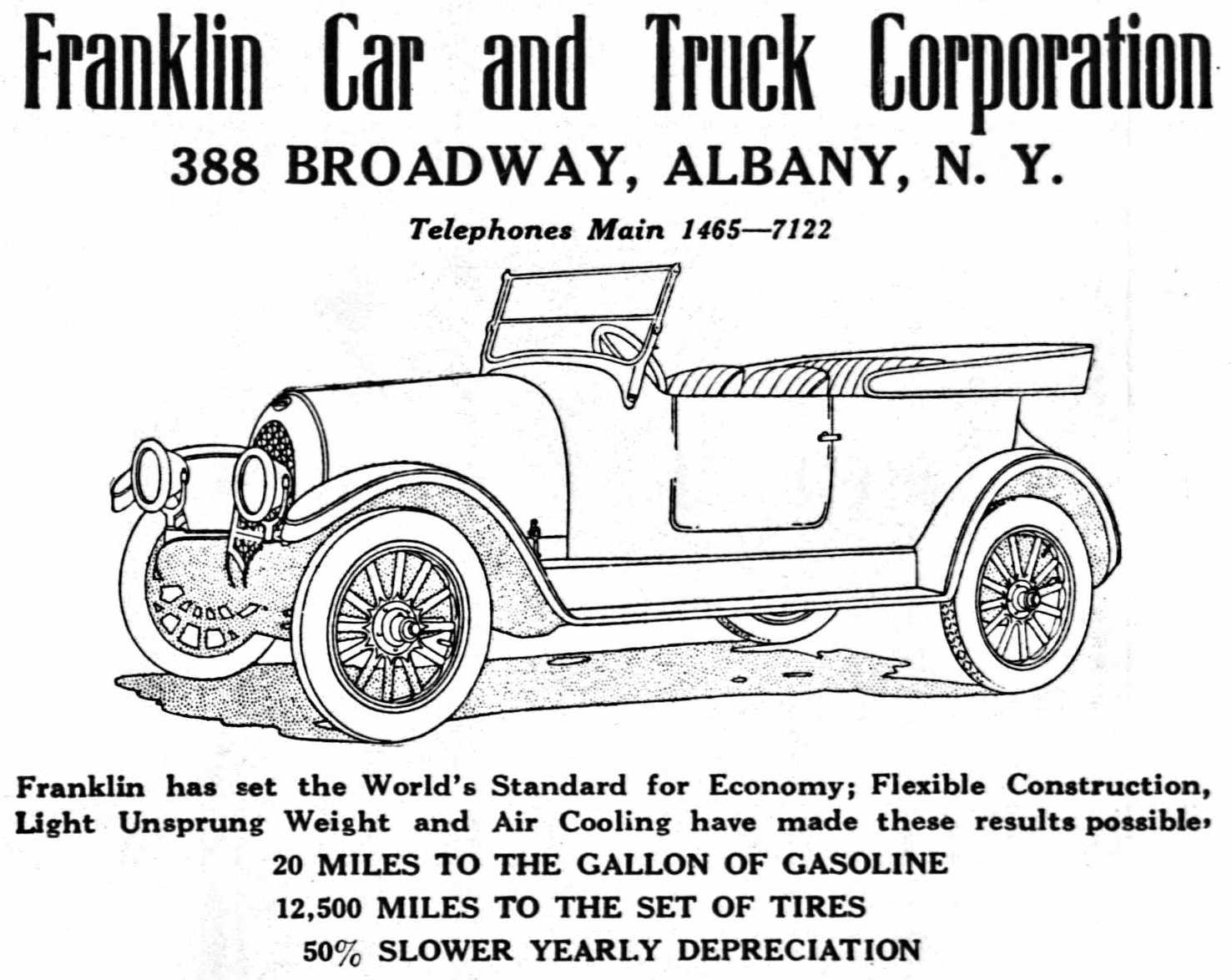 1921 city directory advert 388 Broadway