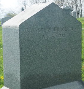 Catherine Colclough (McKown)
inscription on Bergh memorial, Carlisle NY