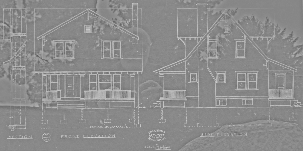 architects plan
of 3 Waverly Place