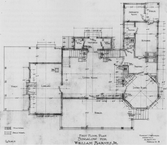 Barnes Bungalow first
floor plan thumbnail image
