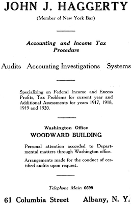 JJ
Haggerty 1923 city directory Ad