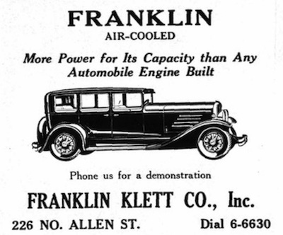 1930
Franklin-Klett Ad