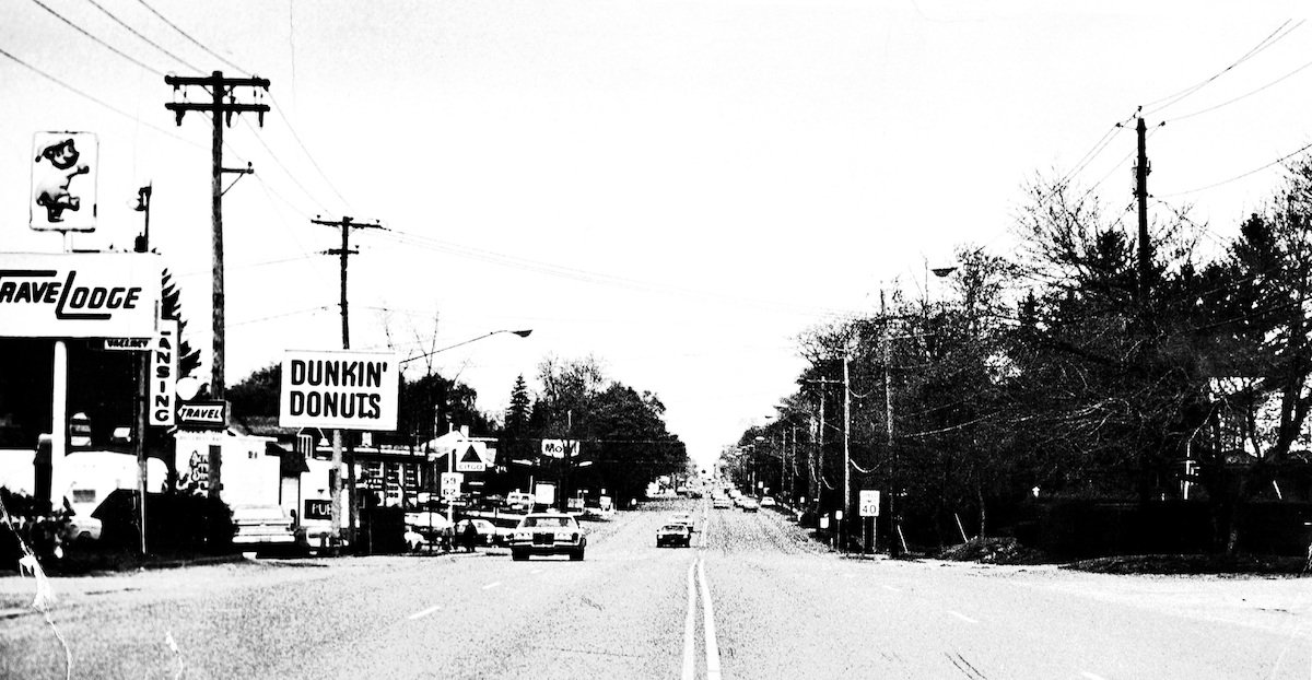 Western
Avenue view to west into McKownville 1978