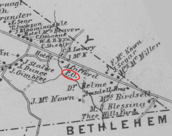 1866
Beers map McKownville PO