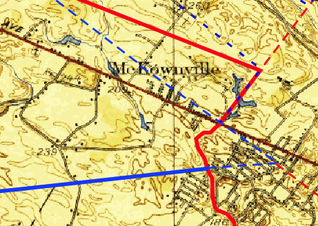 map
boundaries of McKownville