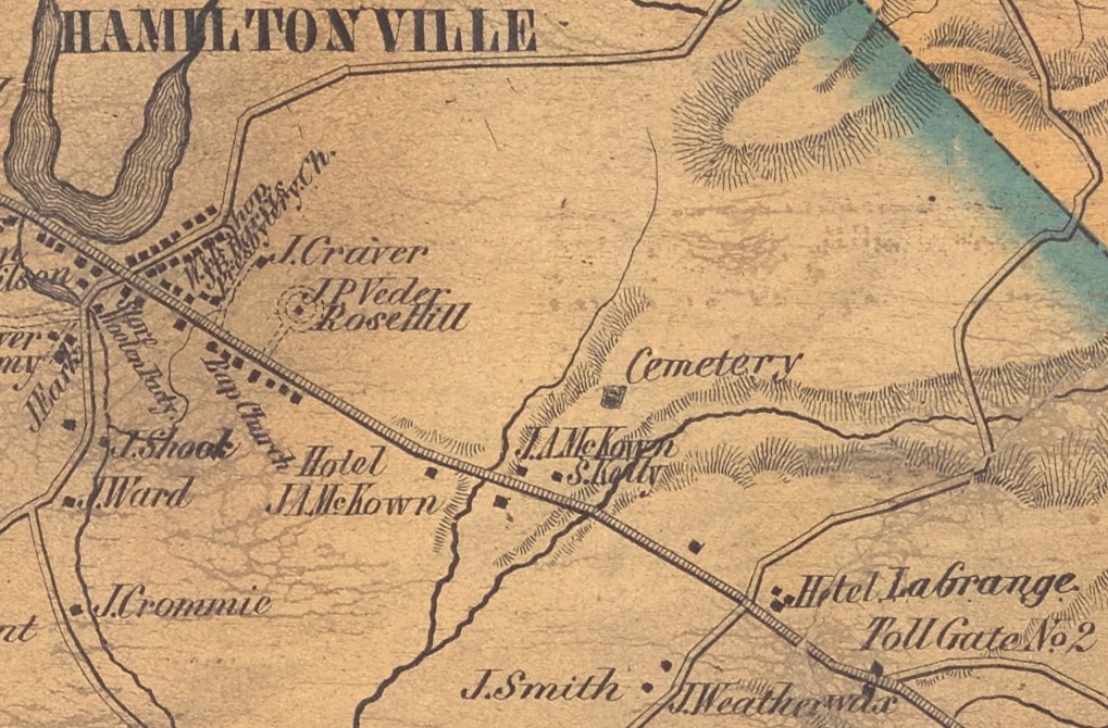 Gould map
1854 - Hamiltonville